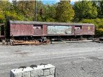 Old baggage car with RBMN Lehigh Gorge logo